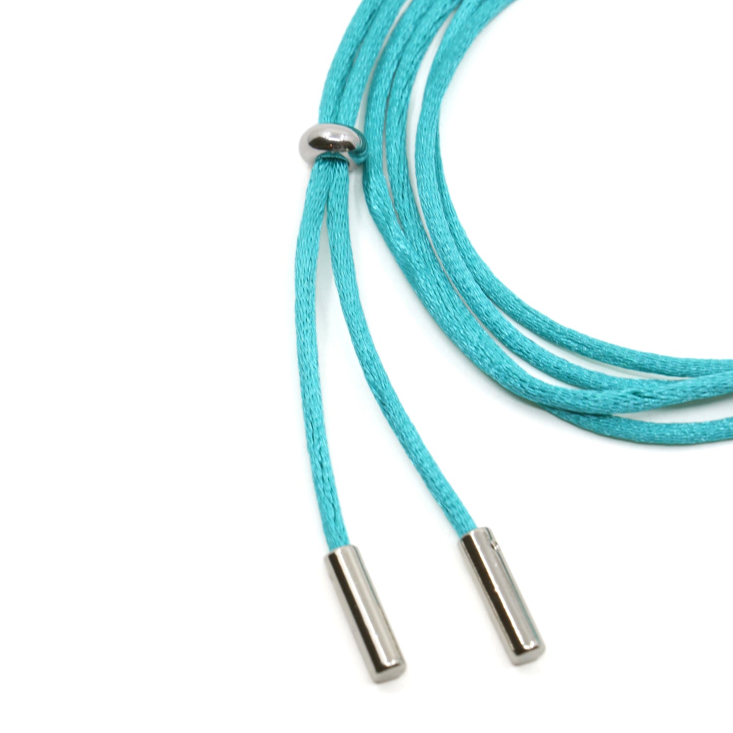 Hibiscus Necklace, Turquoise