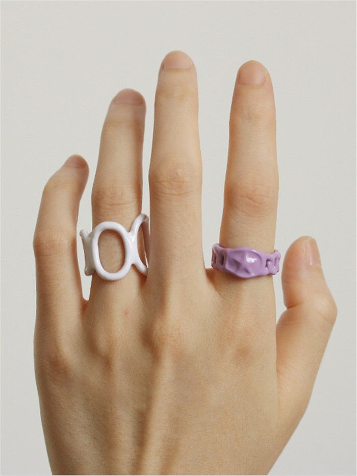Loop Ring, White