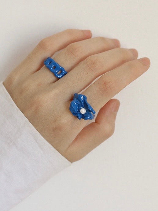 Mini Chain Ring, Paris Blue