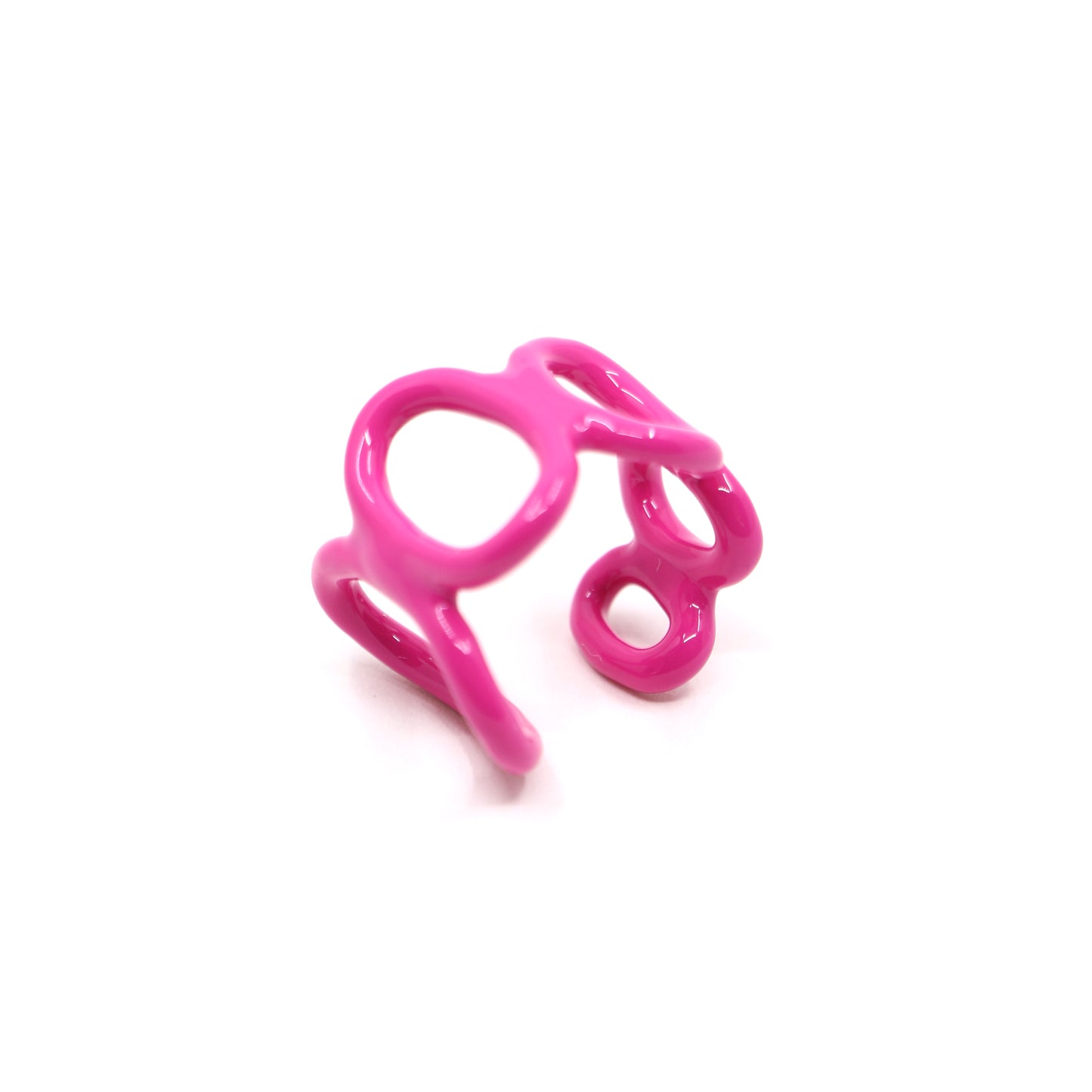 Loop Ring, Fuchsia