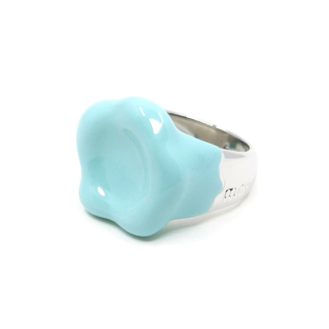 Stamp Ring, MCM Blue