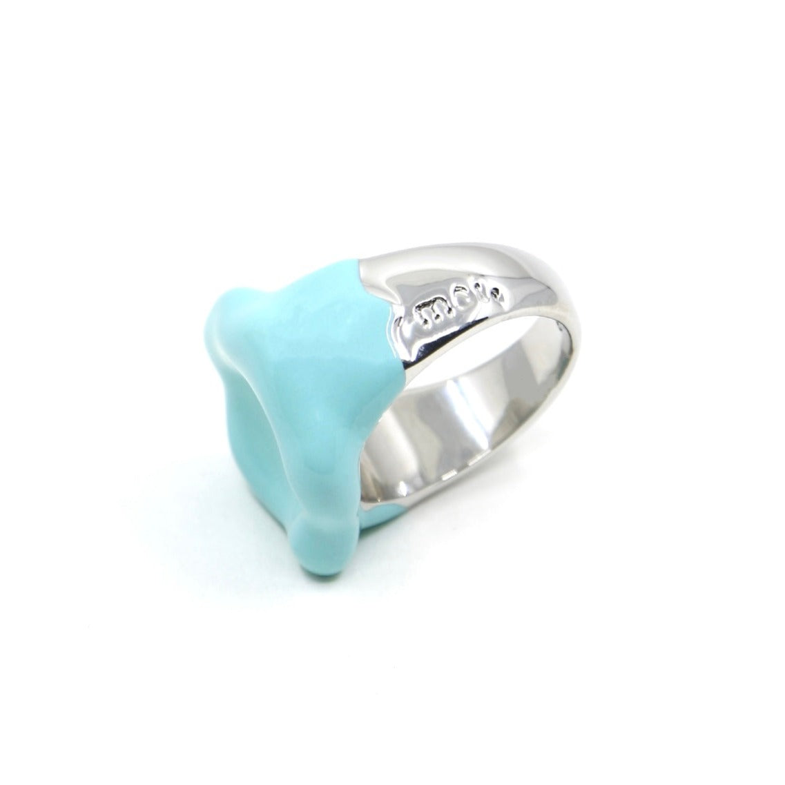 Stamp Ring, MCM Blue