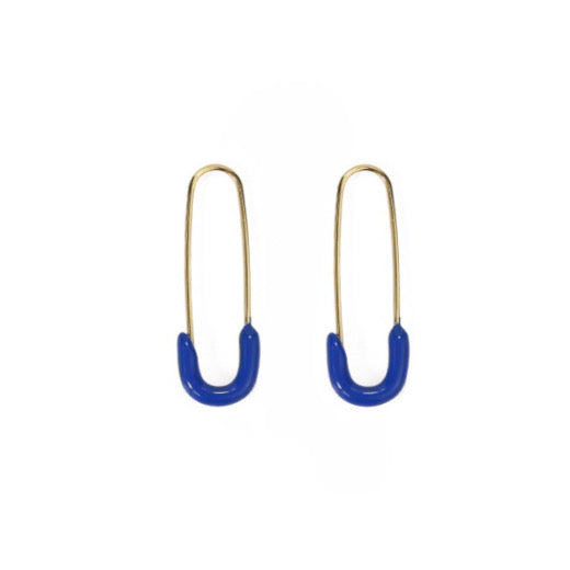 Dipped Safety Pins, Paris Blue