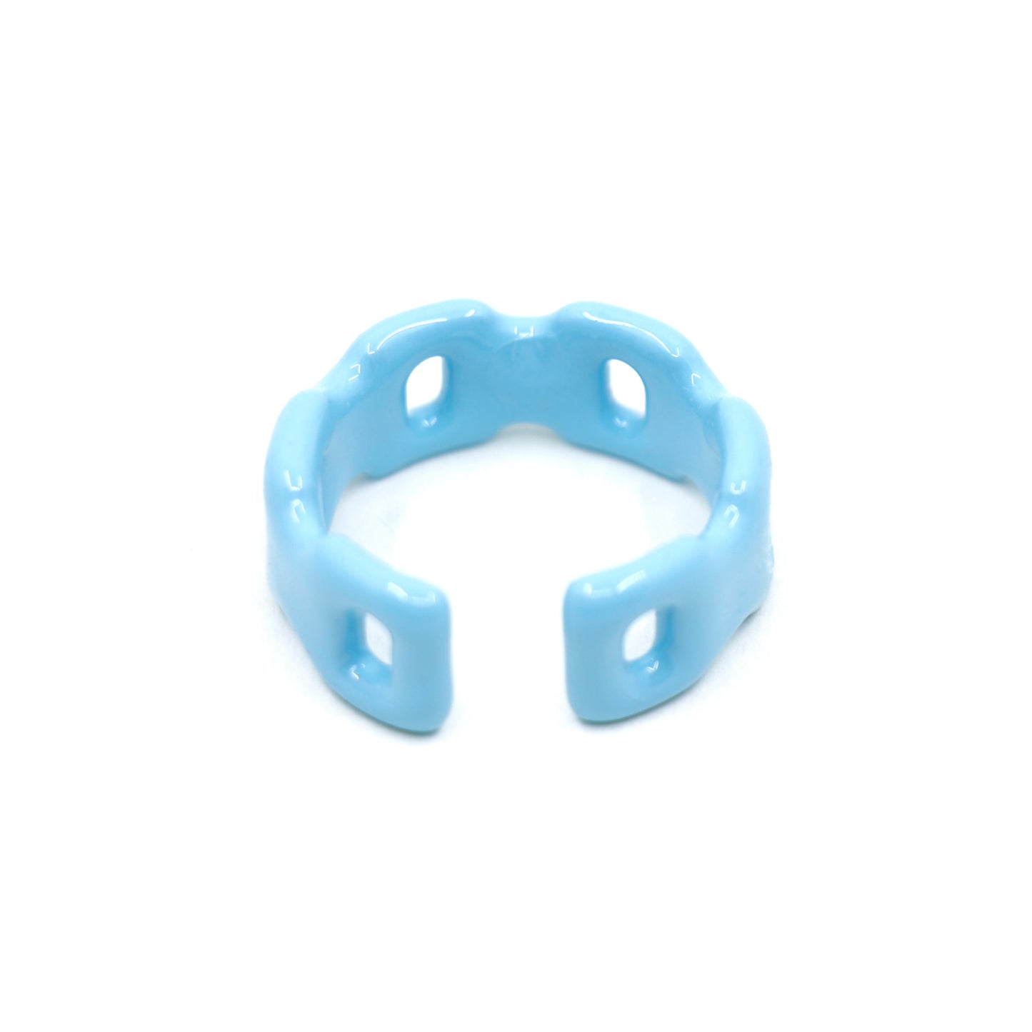 Link Ring, Powder Blue